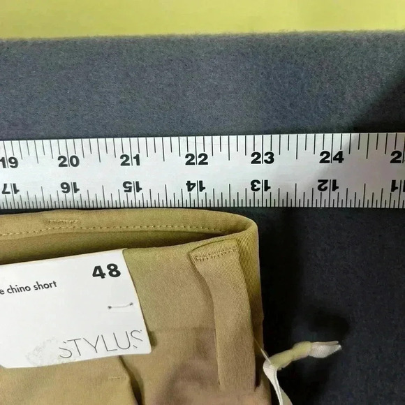 Stylus shorts Men’s 48 Performance Chino Quick-dri Stretch tan NWT (0217) - Picture 5 of 8